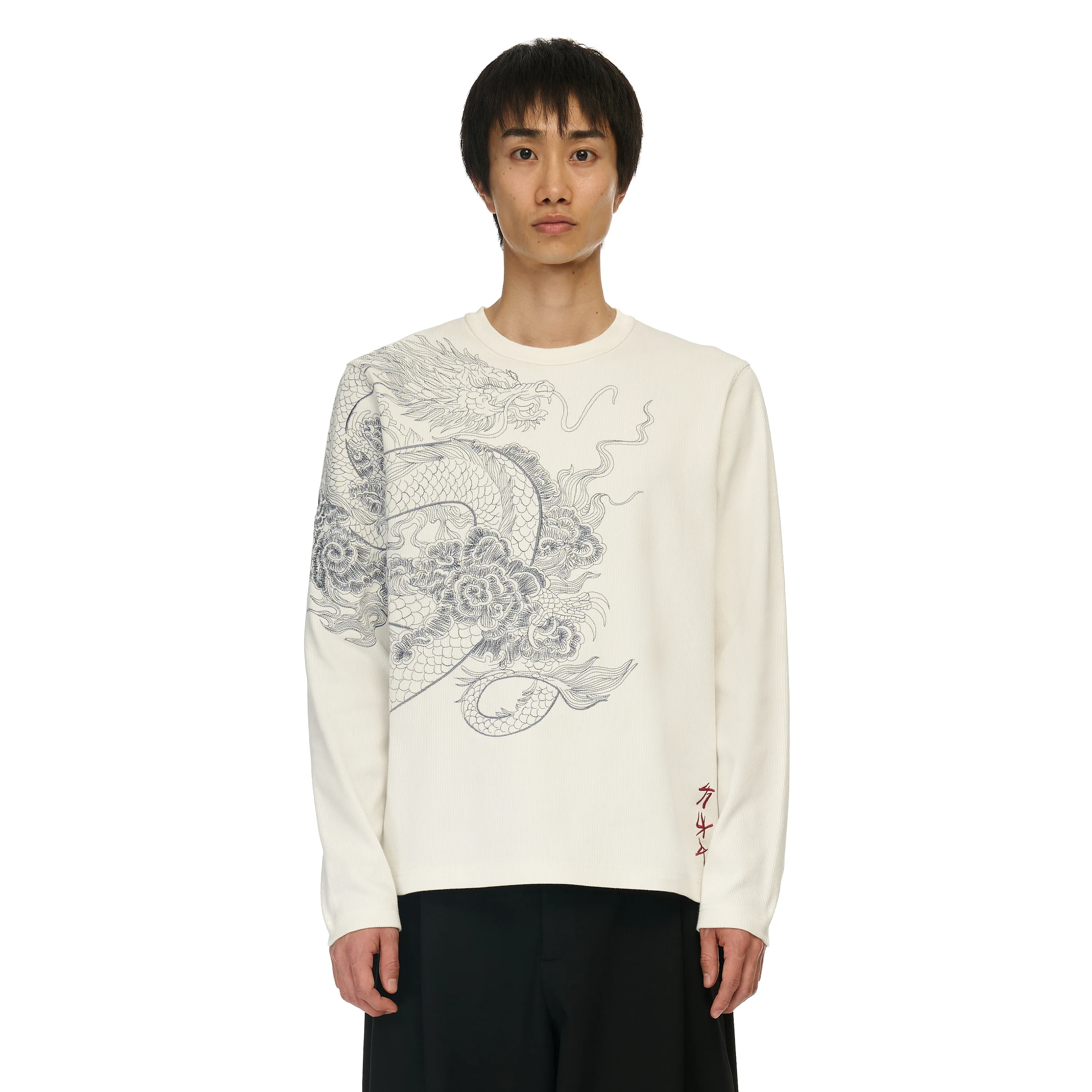 "yakuza v2" ribbed Longsleeve - Image 10