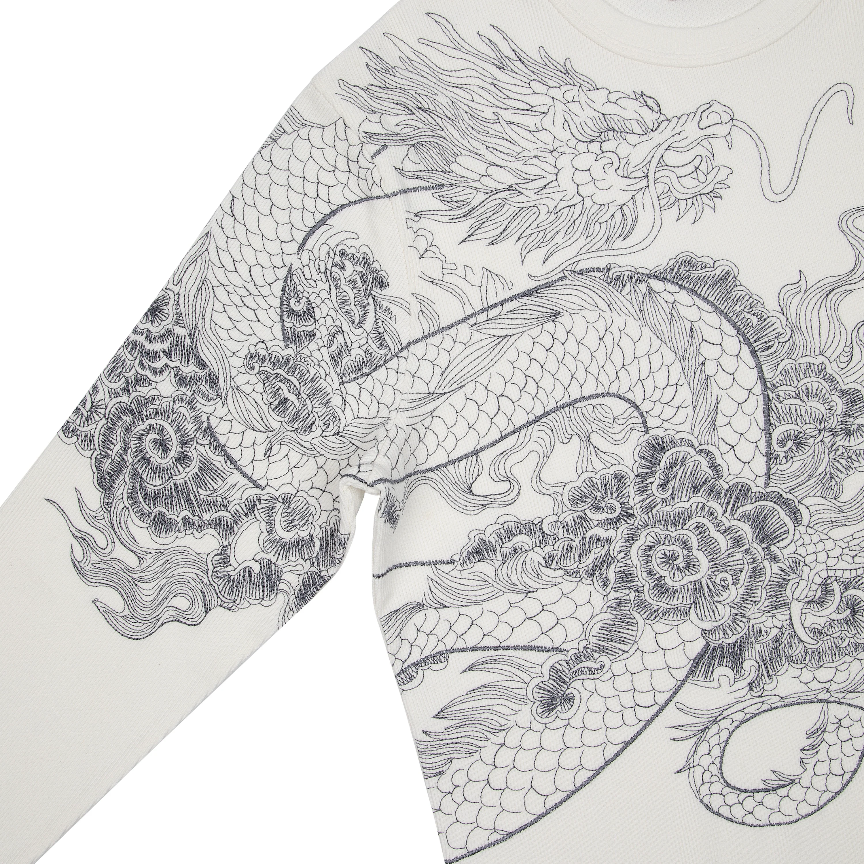 "yakuza v2" ribbed Longsleeve - Image 4