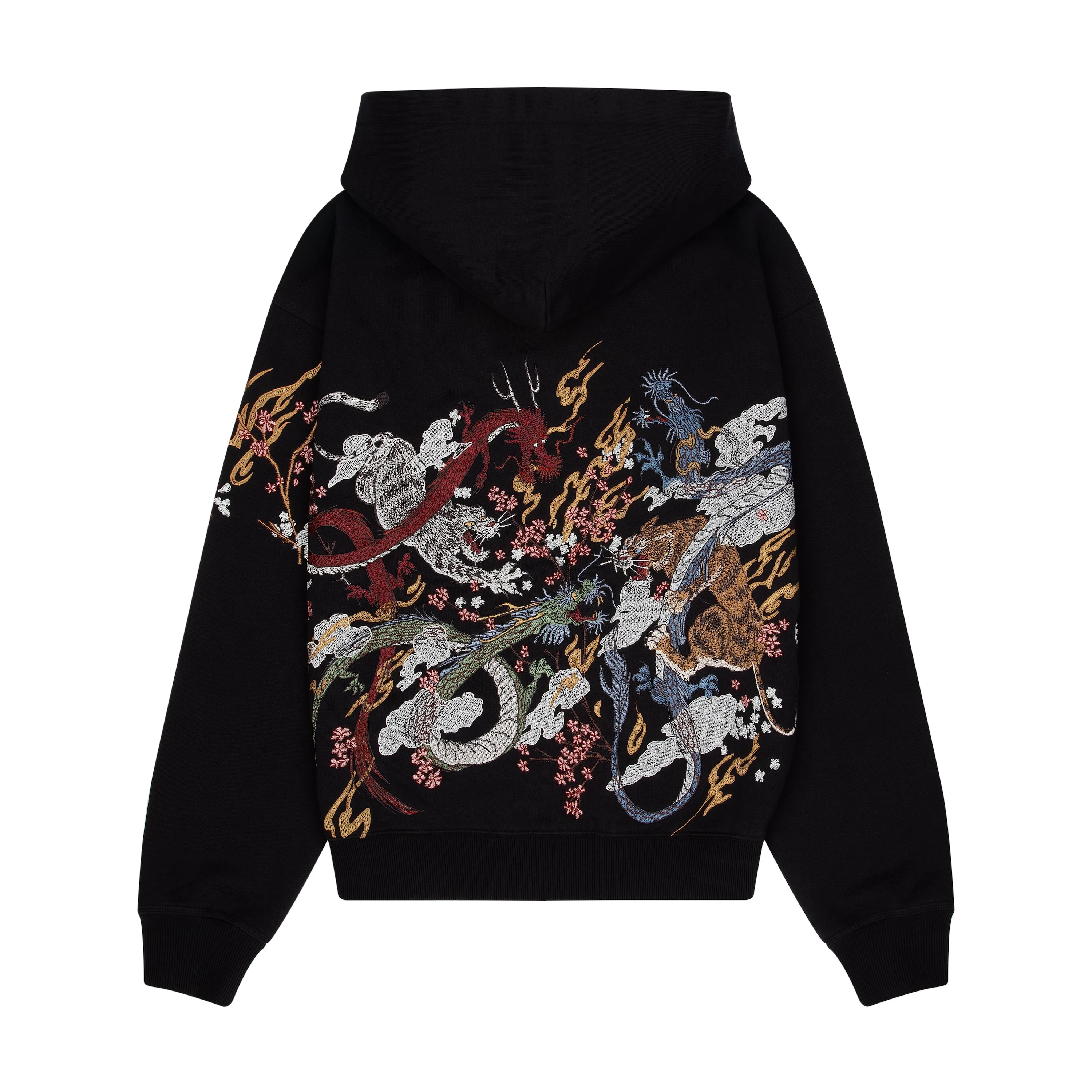 "yakuza v2" Zip Up dark grey
