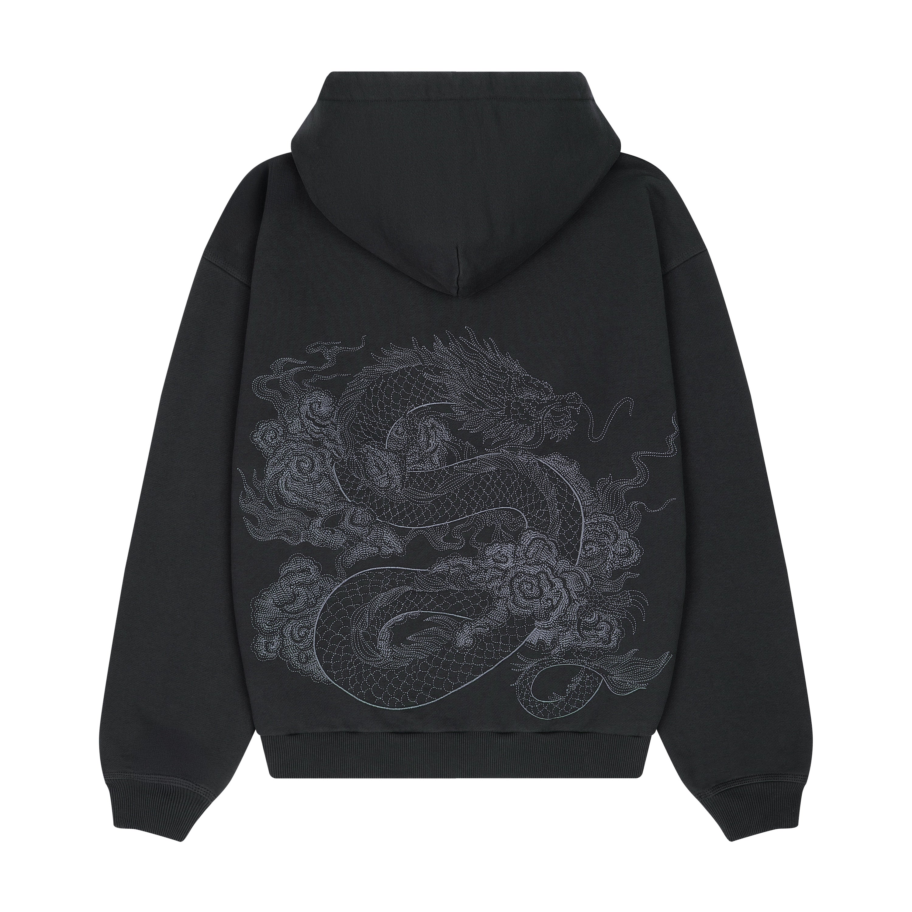 "yakuza v2" Zip Up grey - Image 2