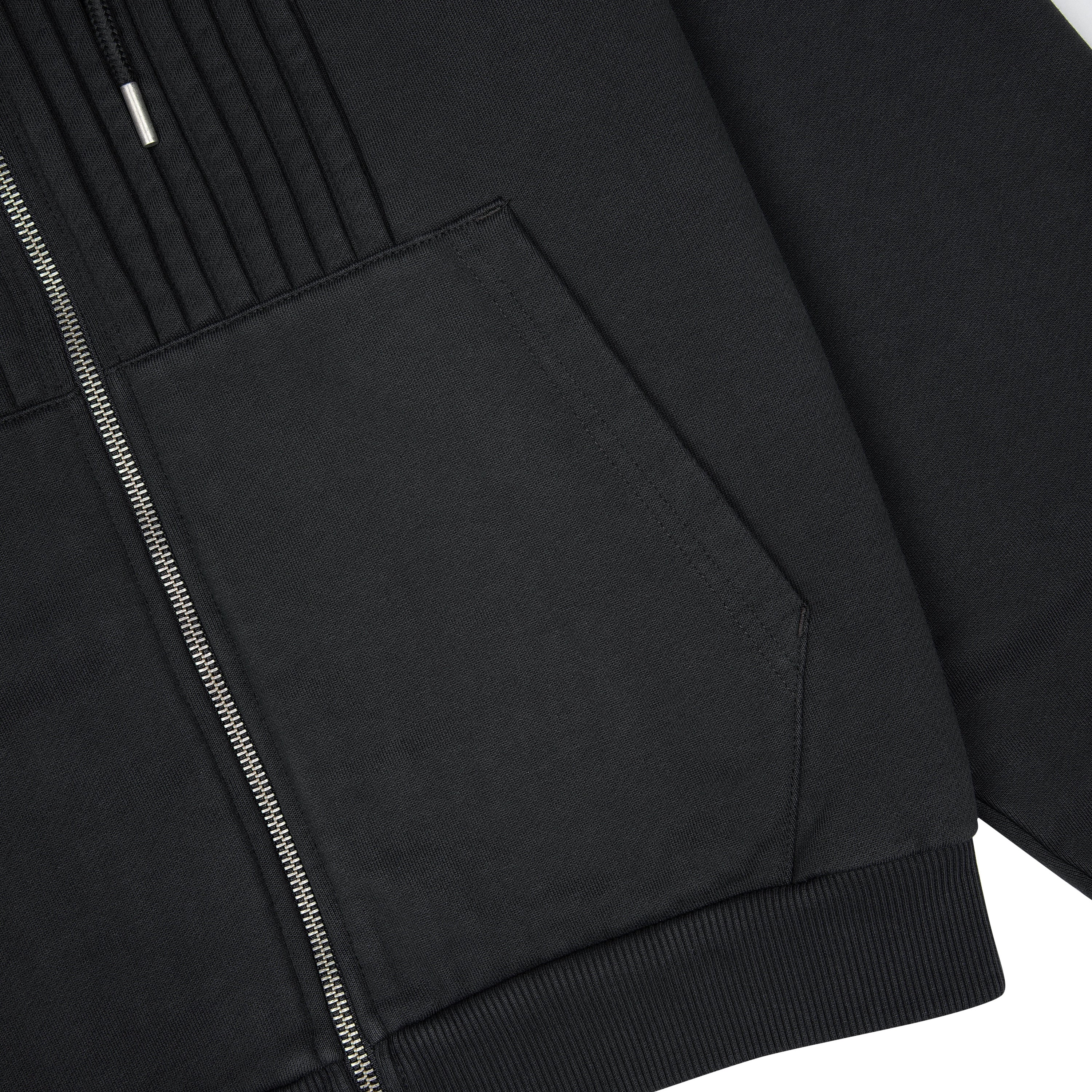 "yakuza v2" Zip Up grey - Image 4