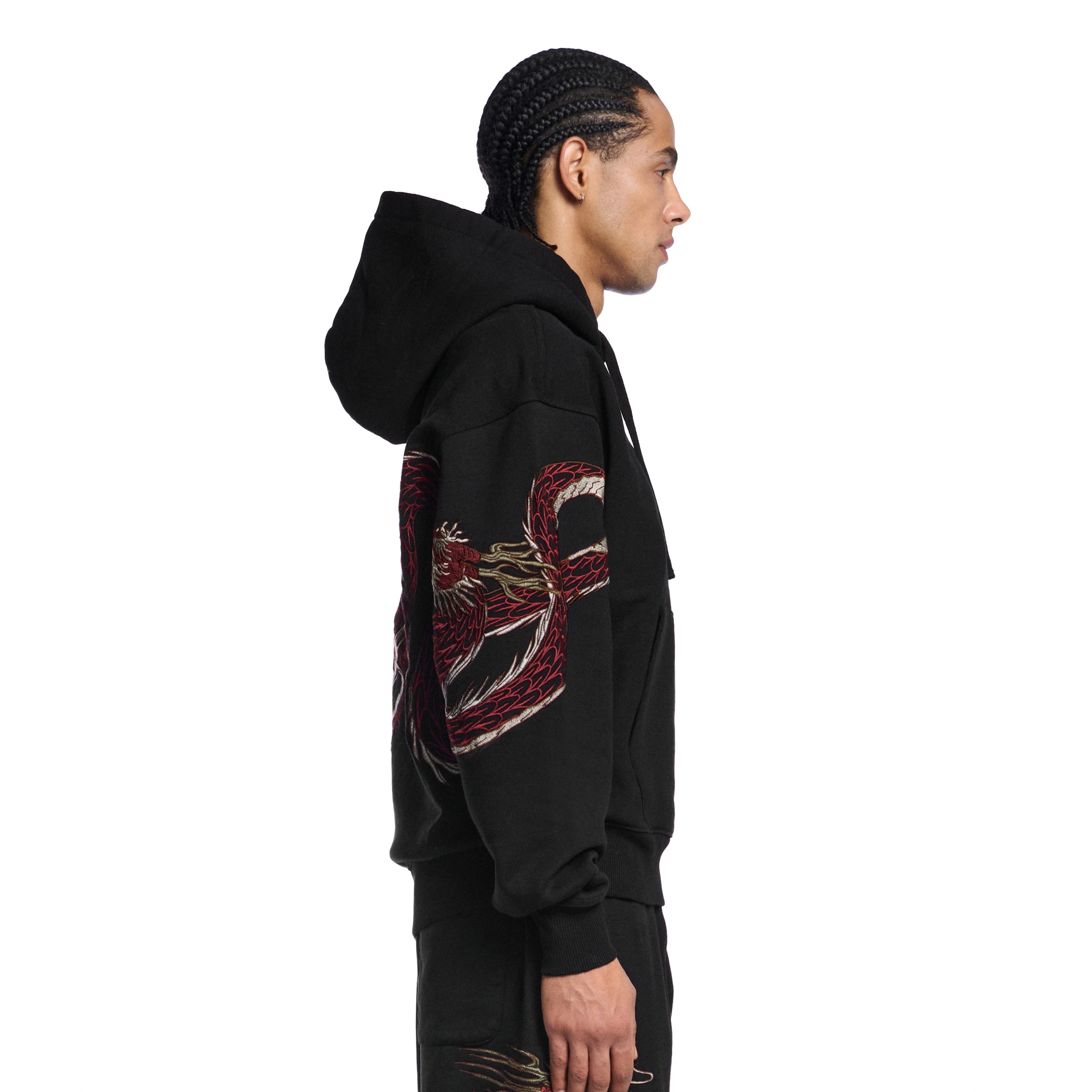 "yakuza v3" Hoodie black - Image 10