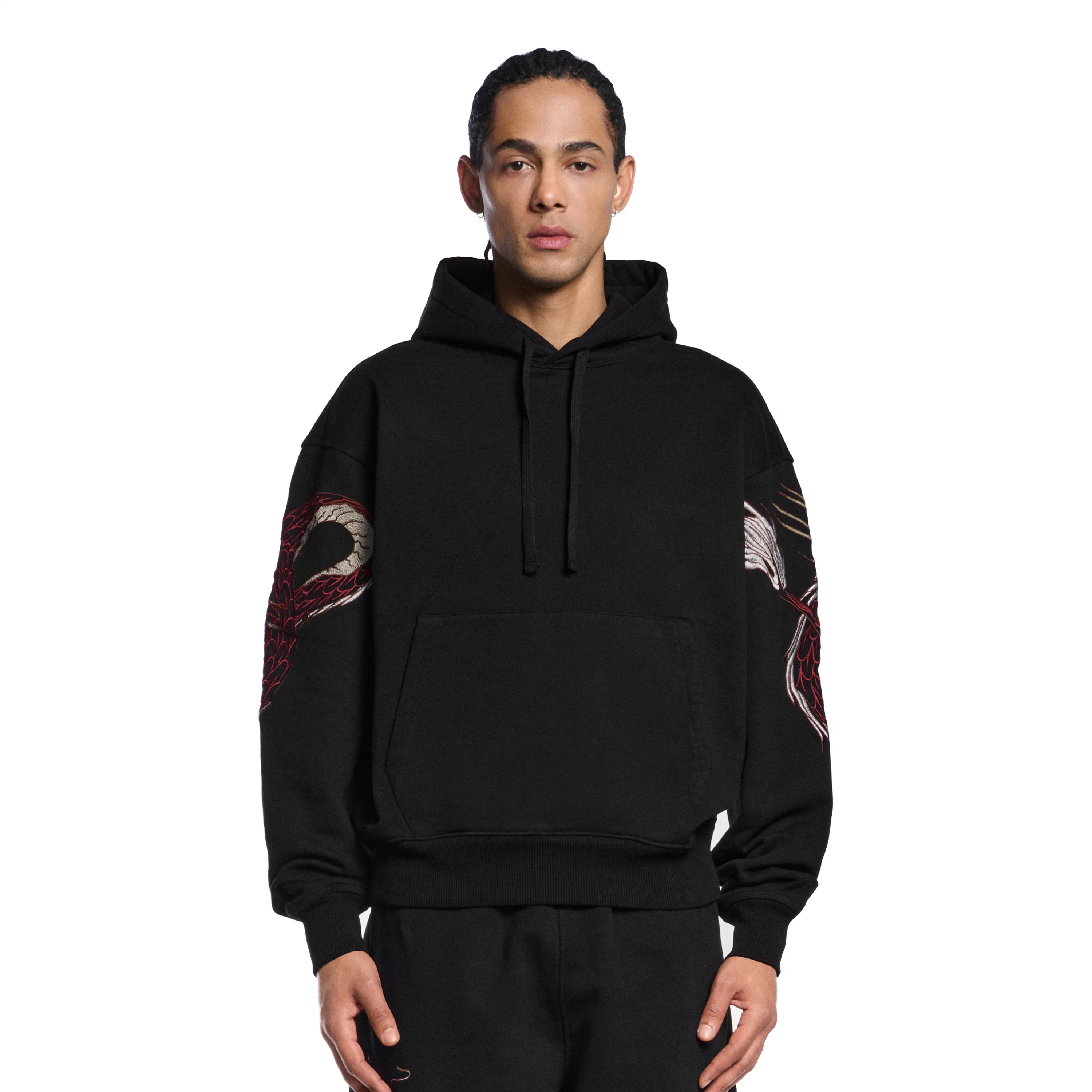 "yakuza v3" Hoodie black - Image 11