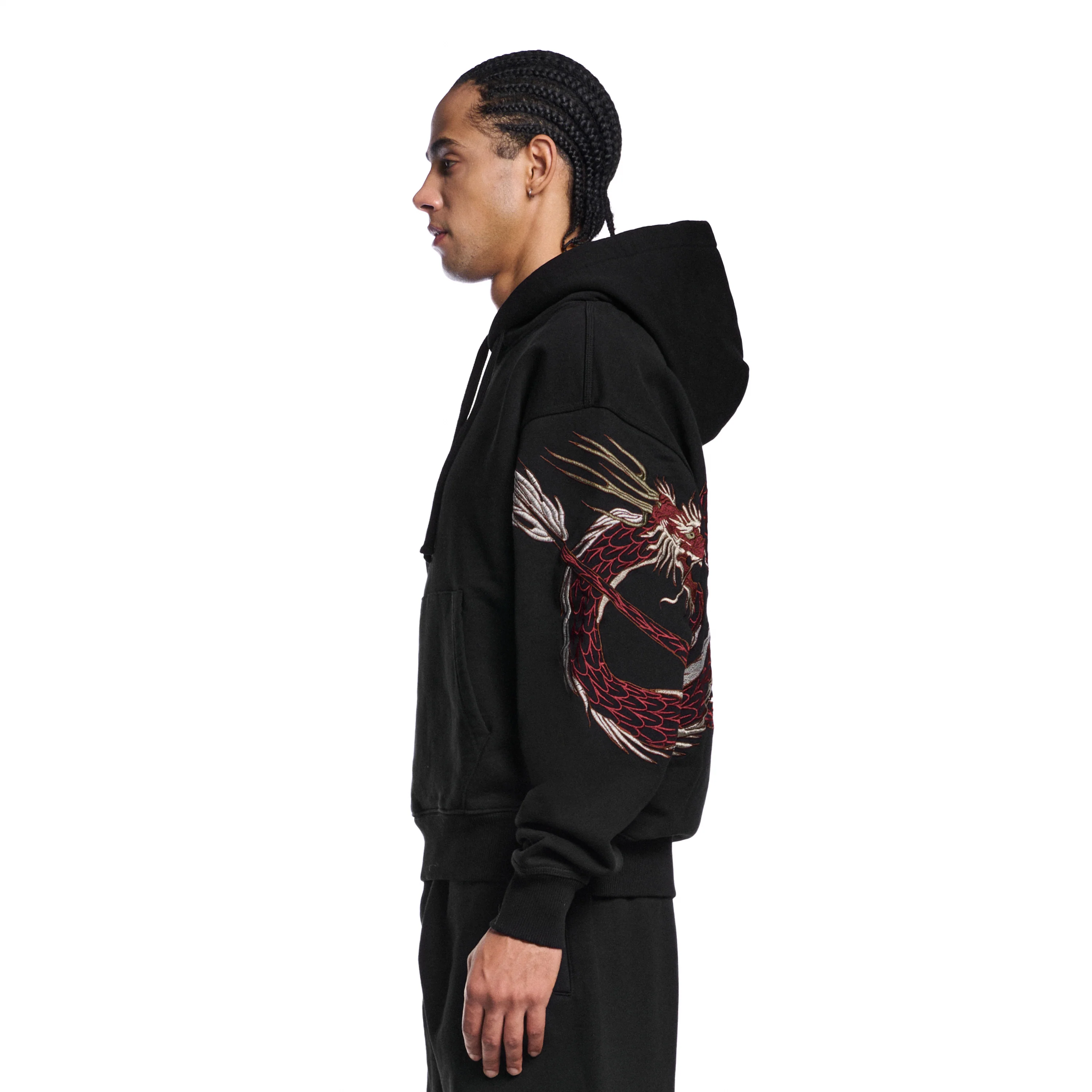 "yakuza v3" Hoodie black - Image 12