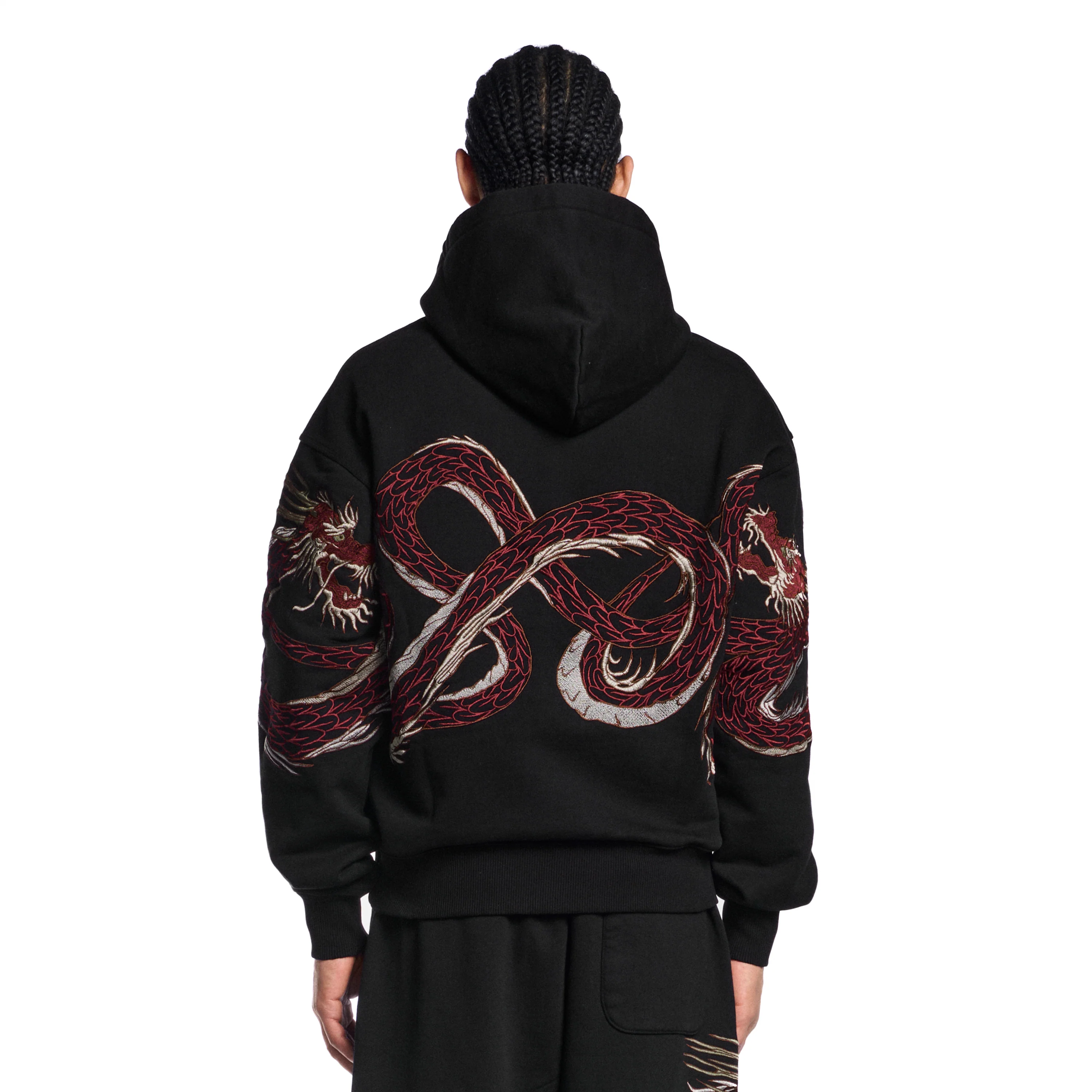 "yakuza v3" Hoodie black - Image 9