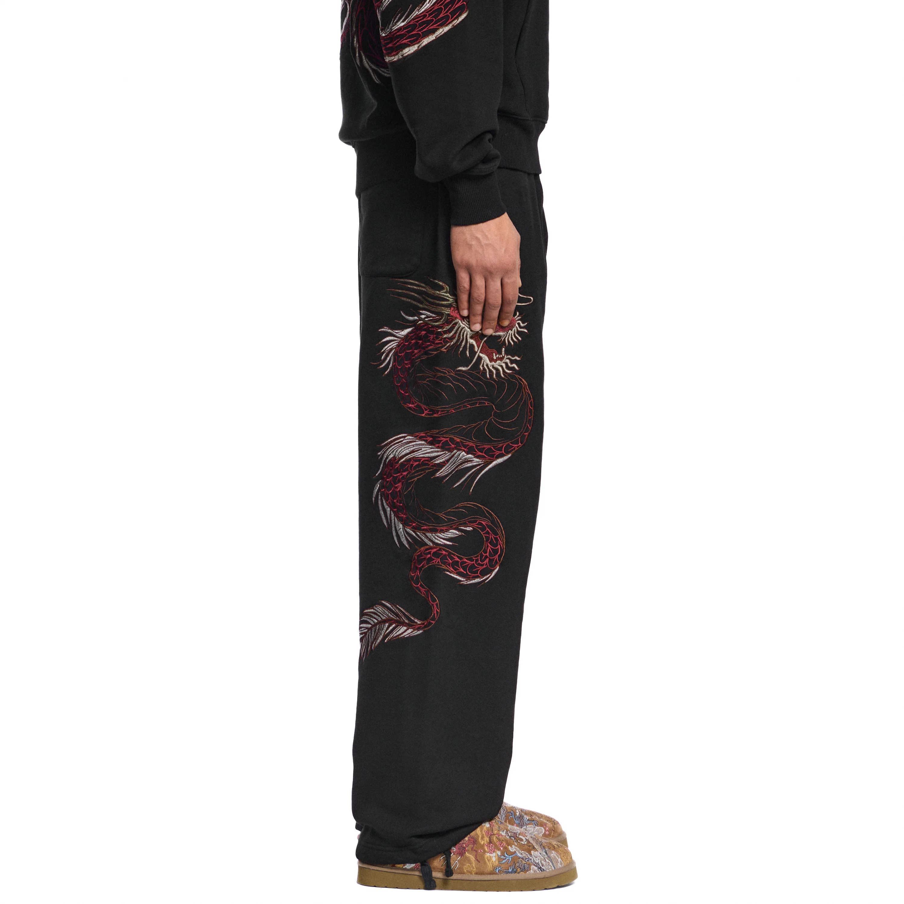 "yakuza v3" Sweatpants black 02 - Image 8
