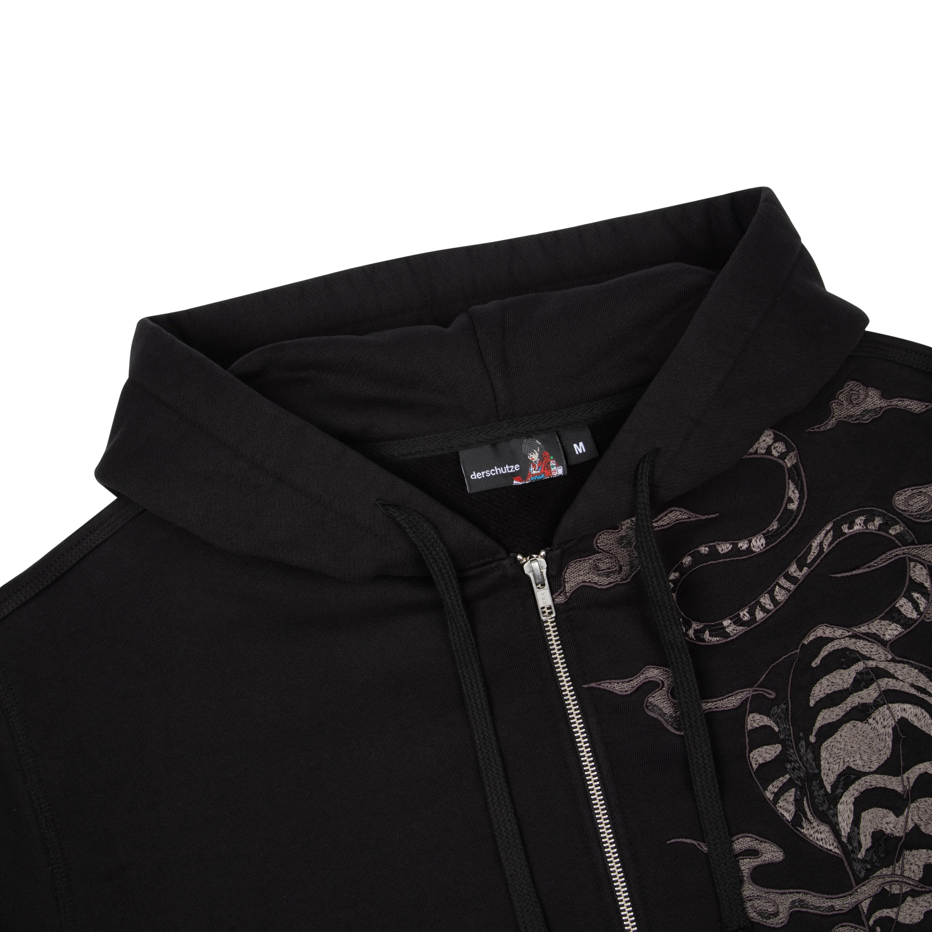 "yakuza v3" Zip Up black - Image 3