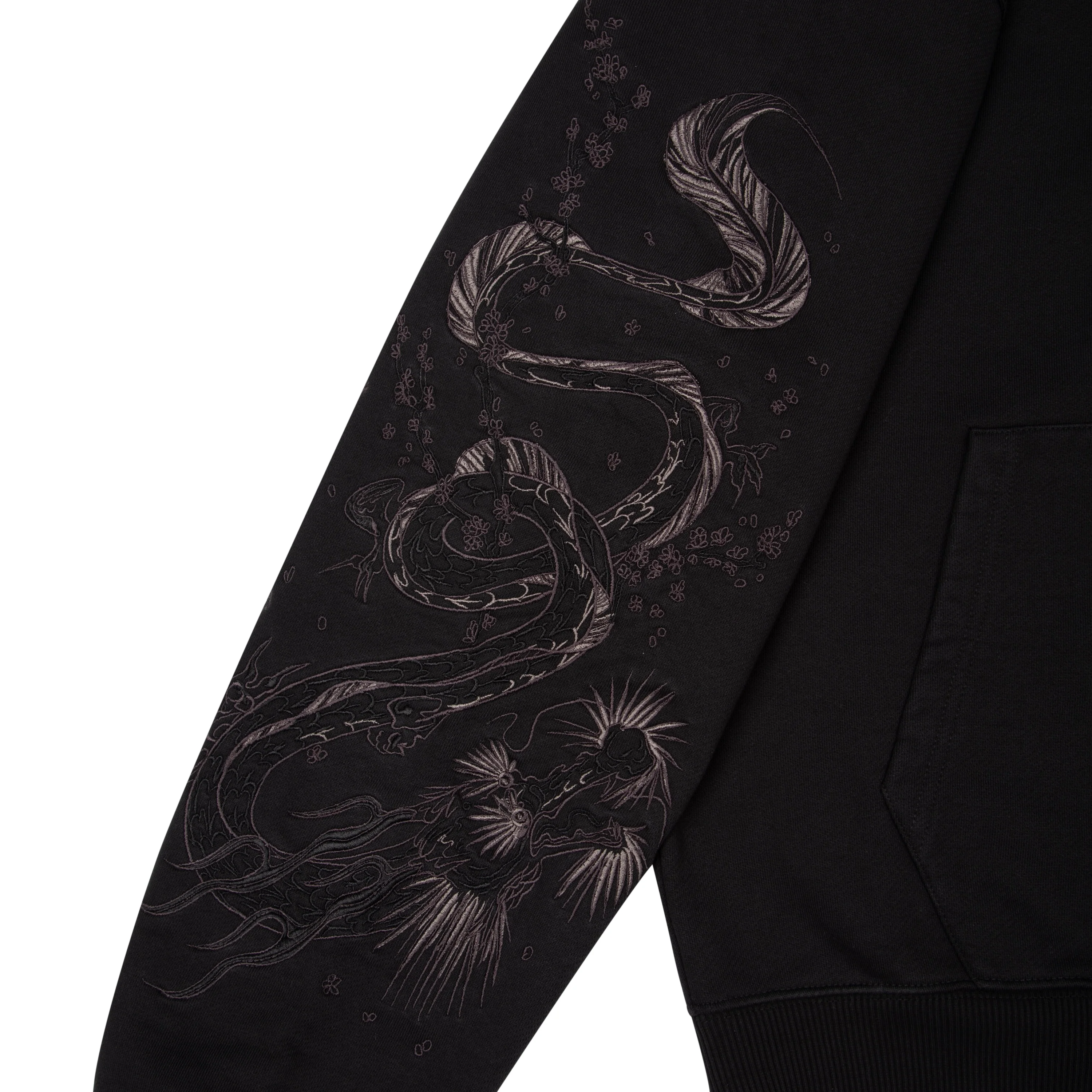 "yakuza v3" Zip Up black - Image 6