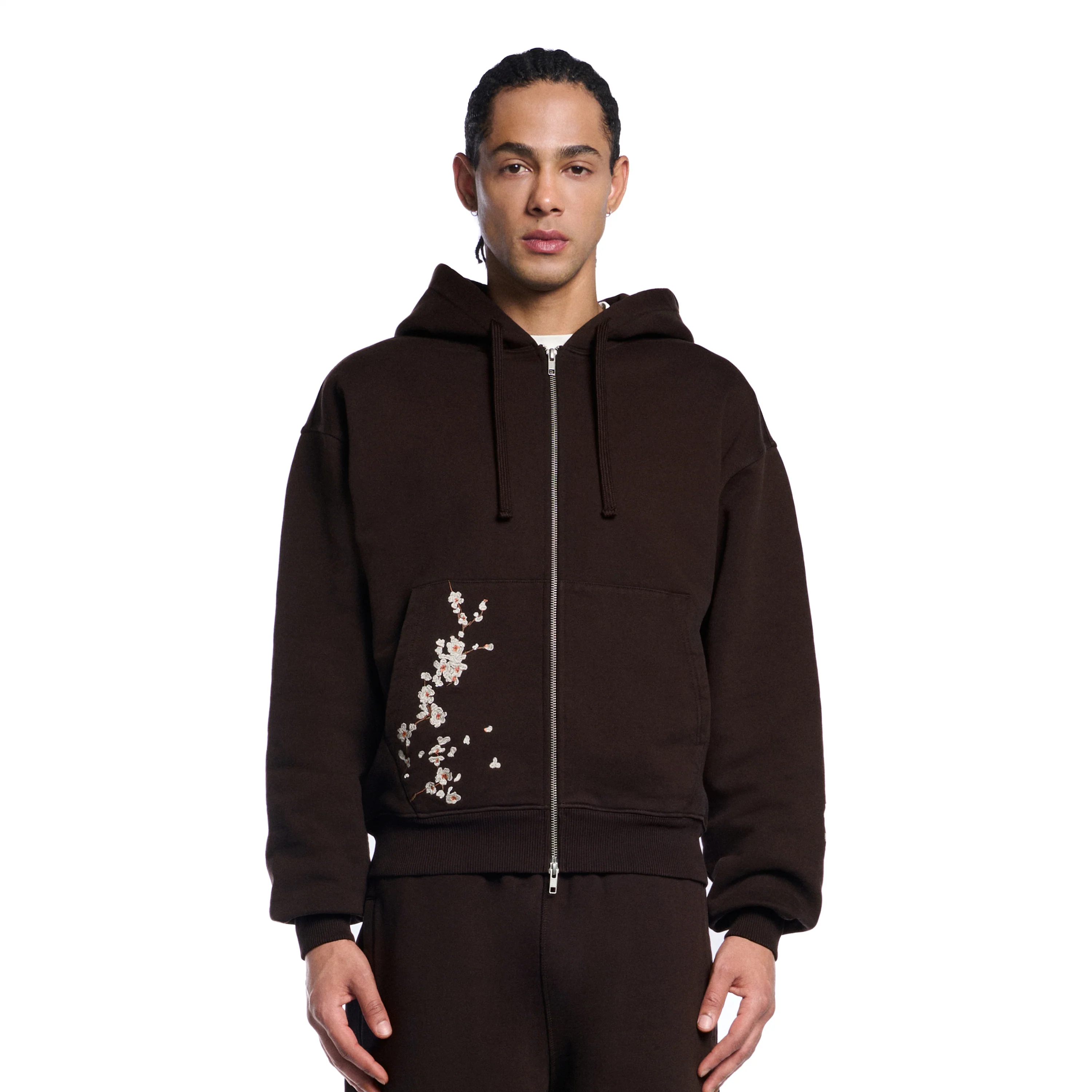 "yakuza v3" Zip Up brown - Image 10
