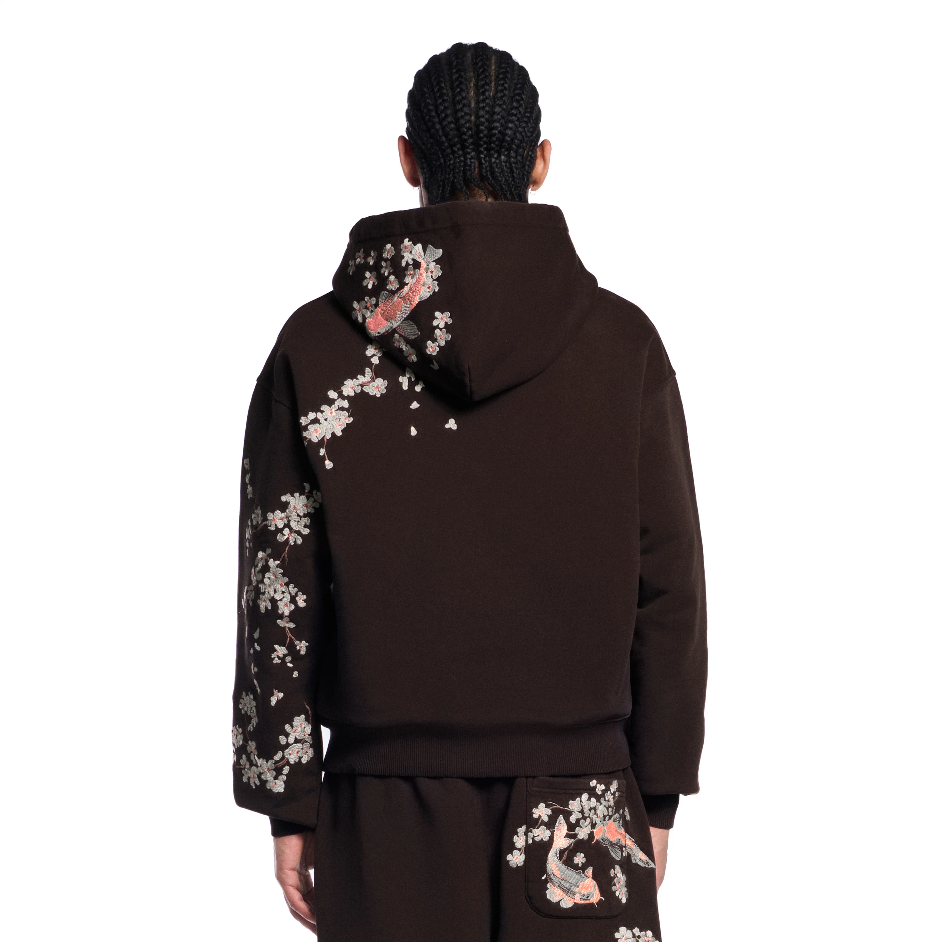 "yakuza v3" Zip Up brown - Image 12