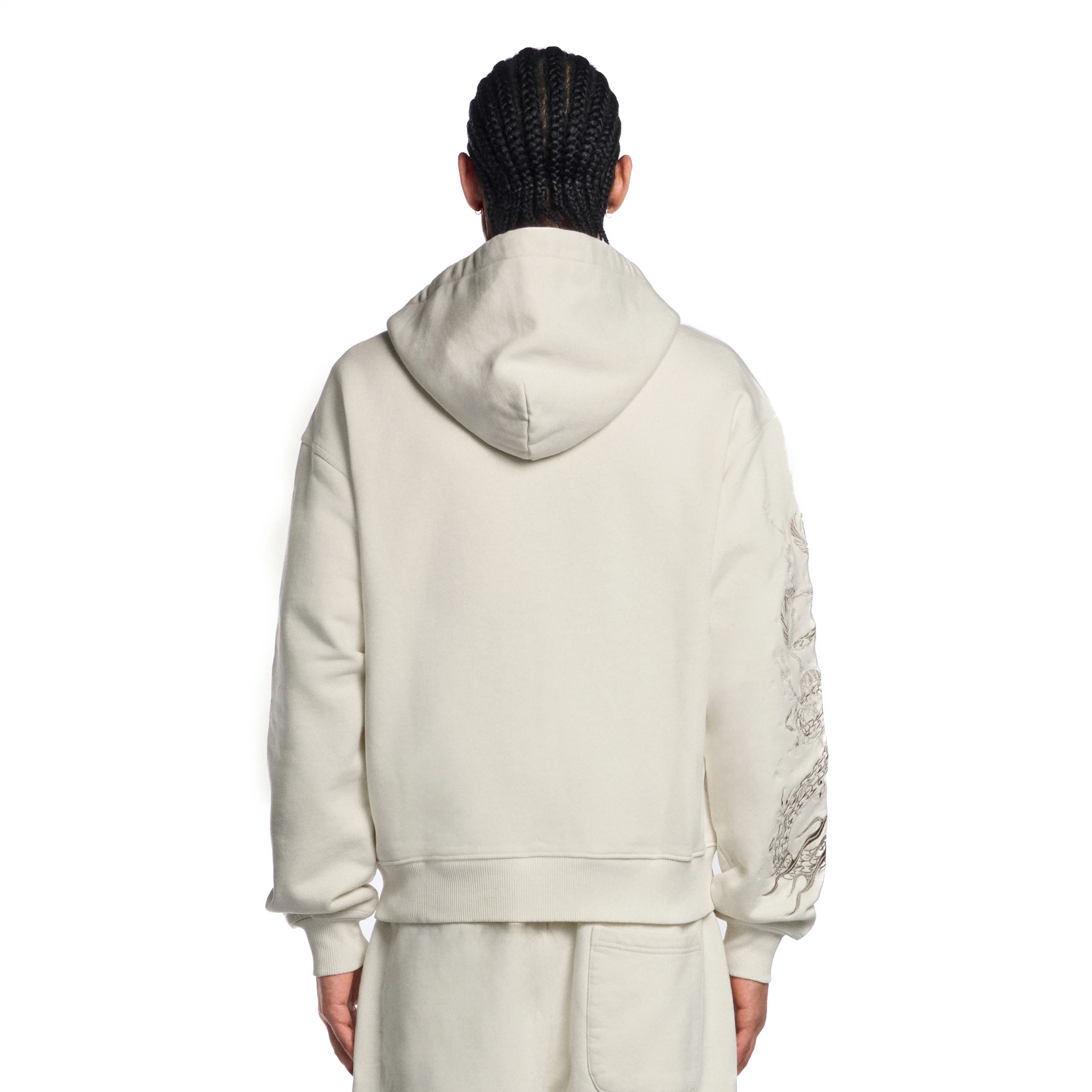 "yakuza v3" Zip Up off white - Image 10