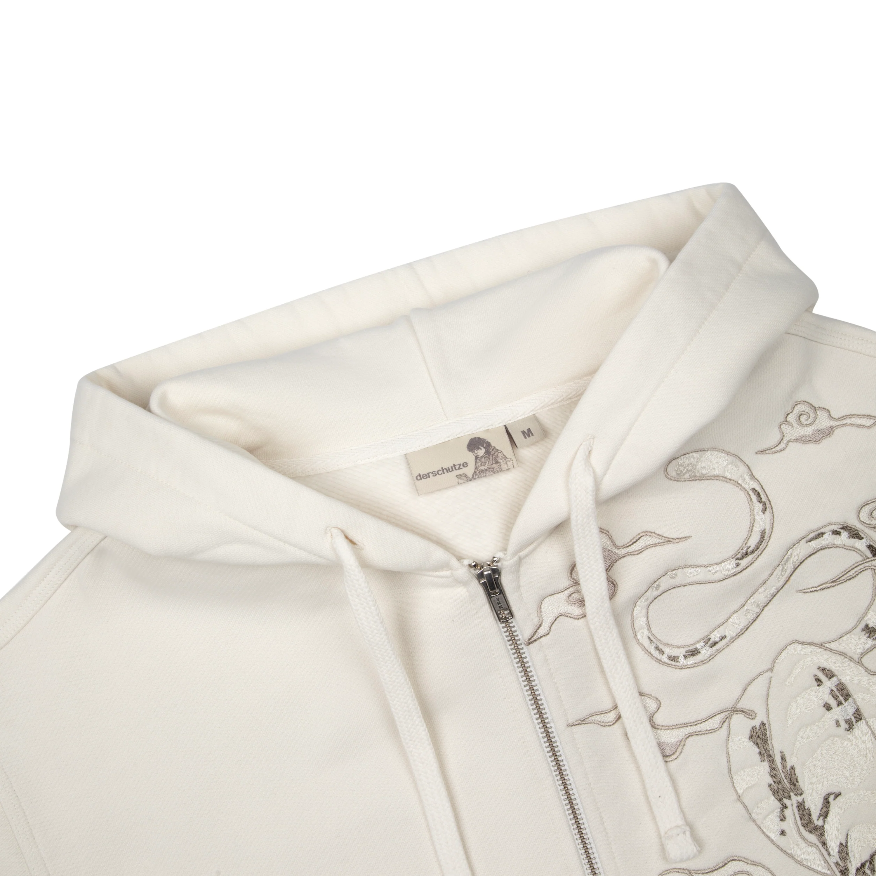 "yakuza v3" Zip Up off white - Image 3