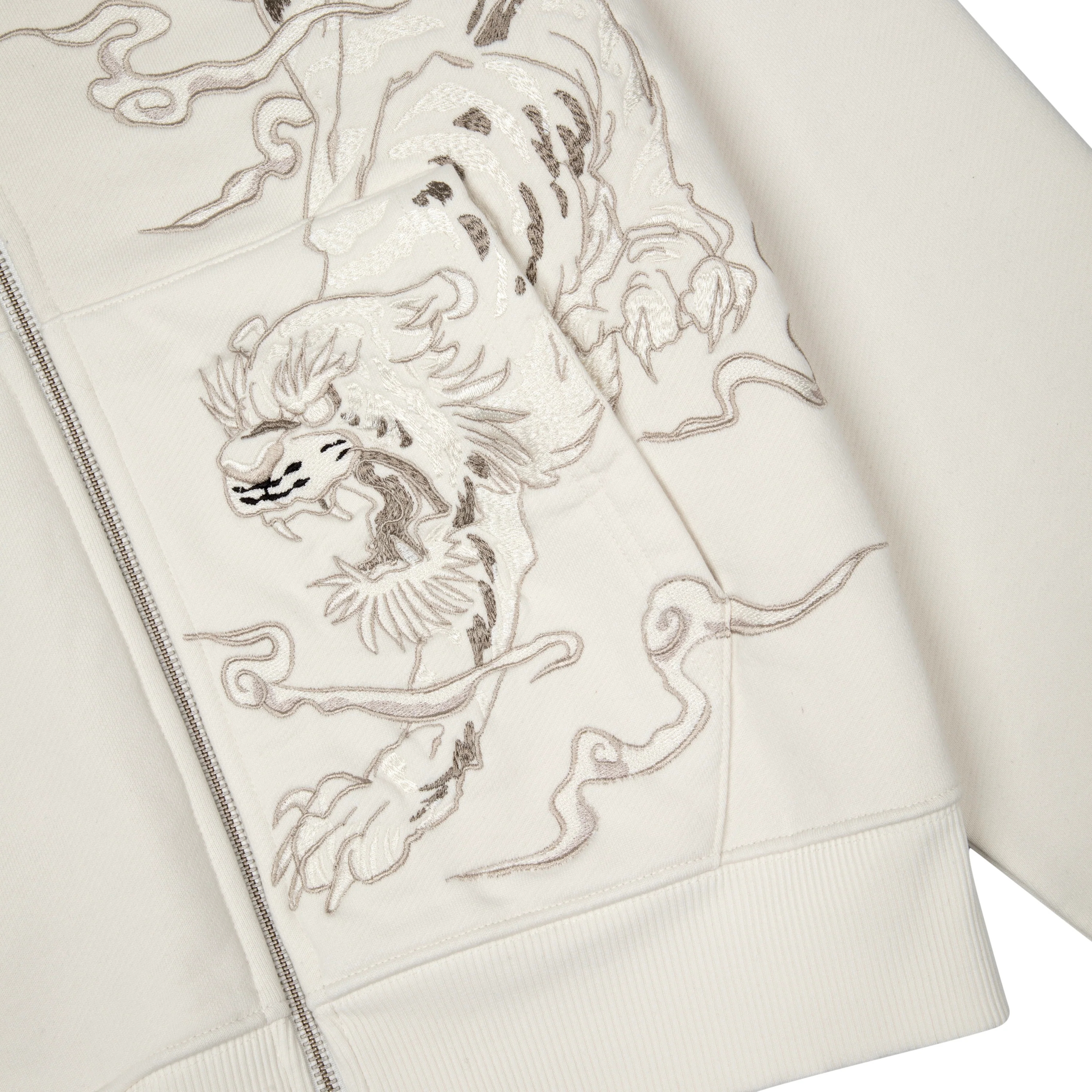 "yakuza v3" Zip Up off white - Image 4