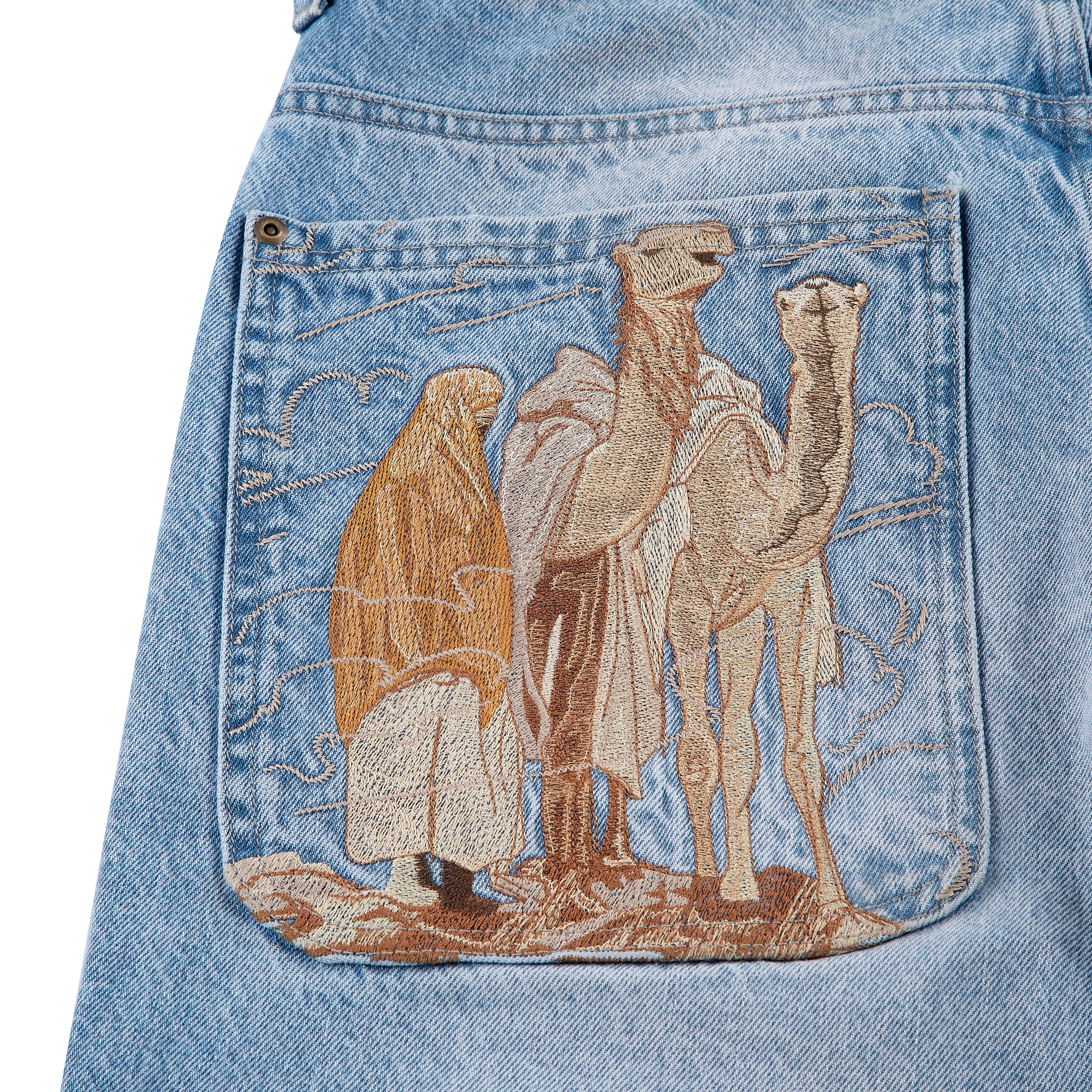 "yasmin v3" Jorts blue updated fit - Image 3