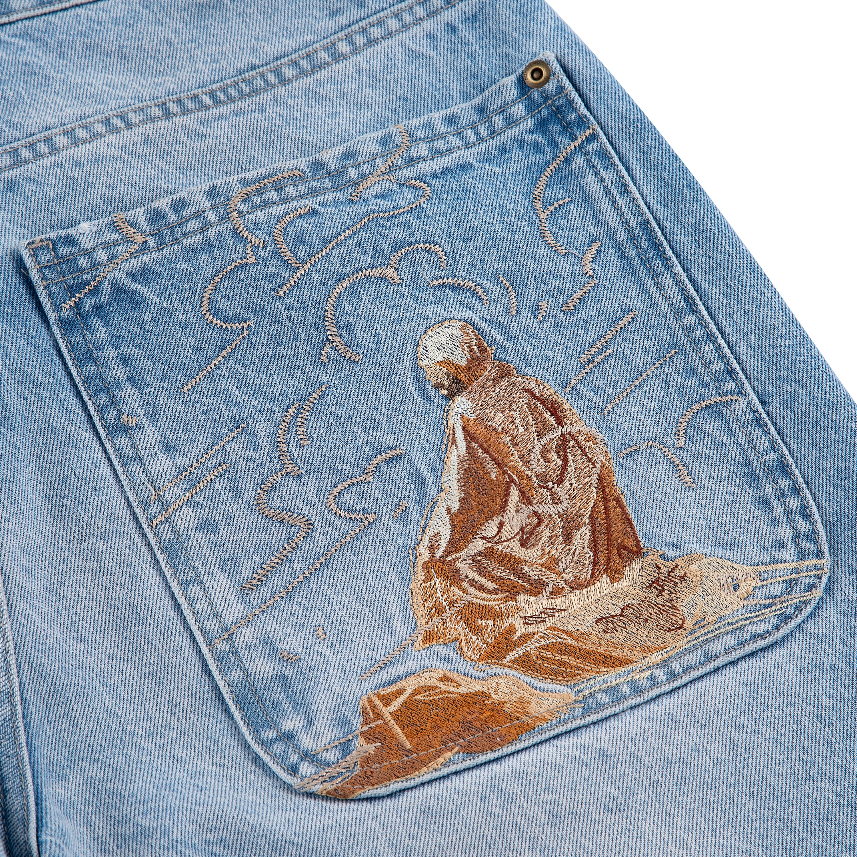 "yasmin v3" Jorts blue updated fit - Image 4