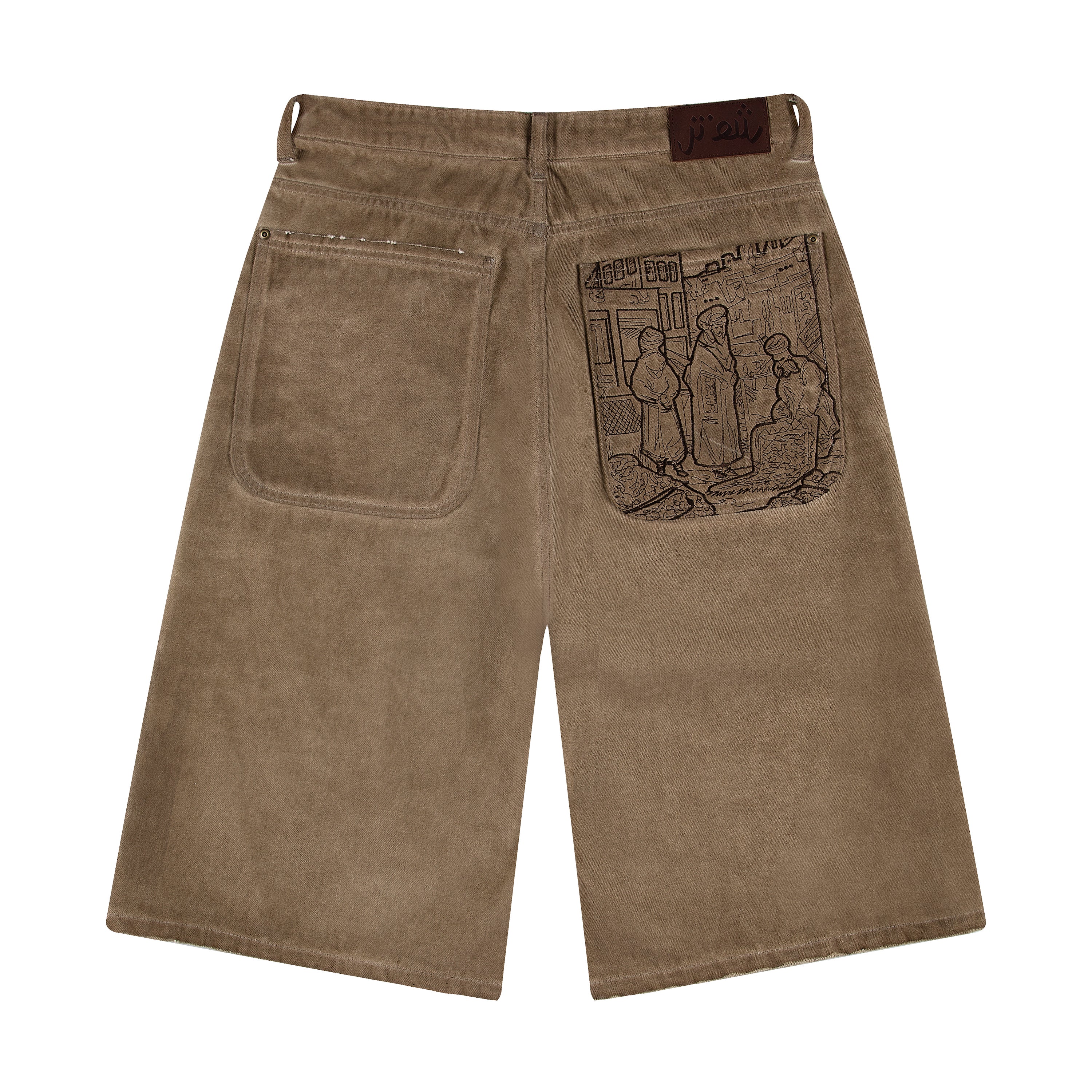 "yasmin v3" Jorts oil washed - Image 2