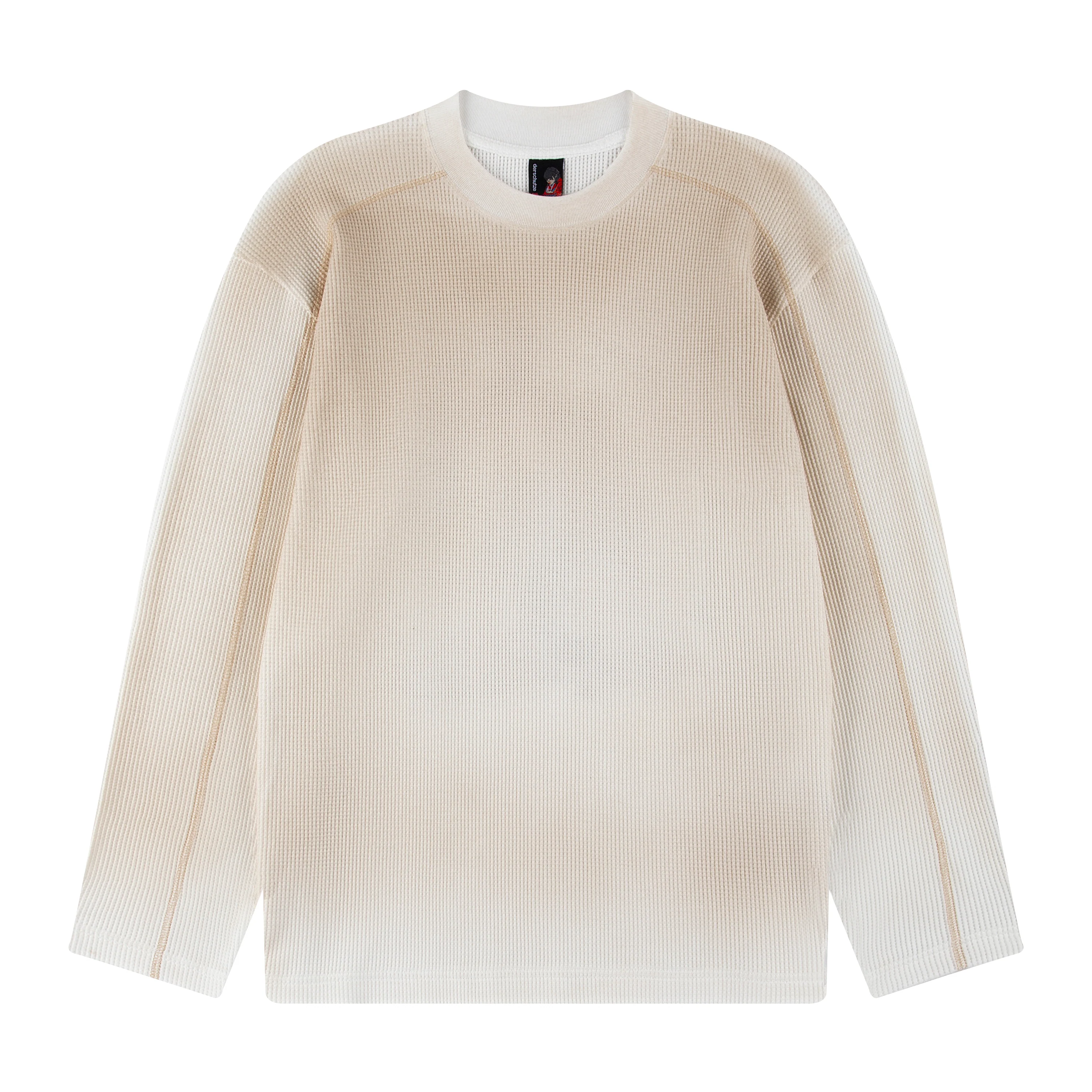 "yasmin v3" waffle long sleeve off white - Image 2