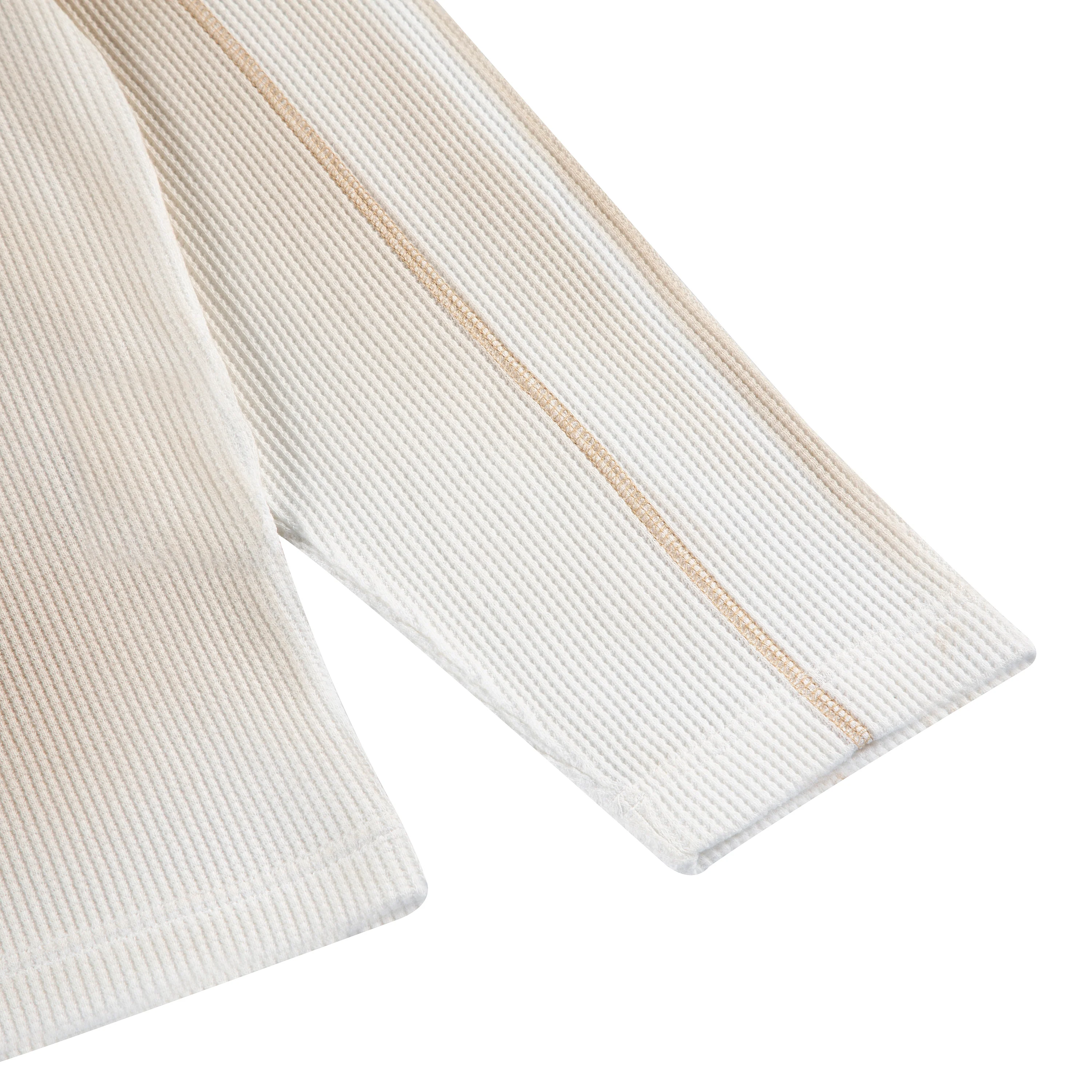 "yasmin v3" waffle long sleeve off white - Image 5
