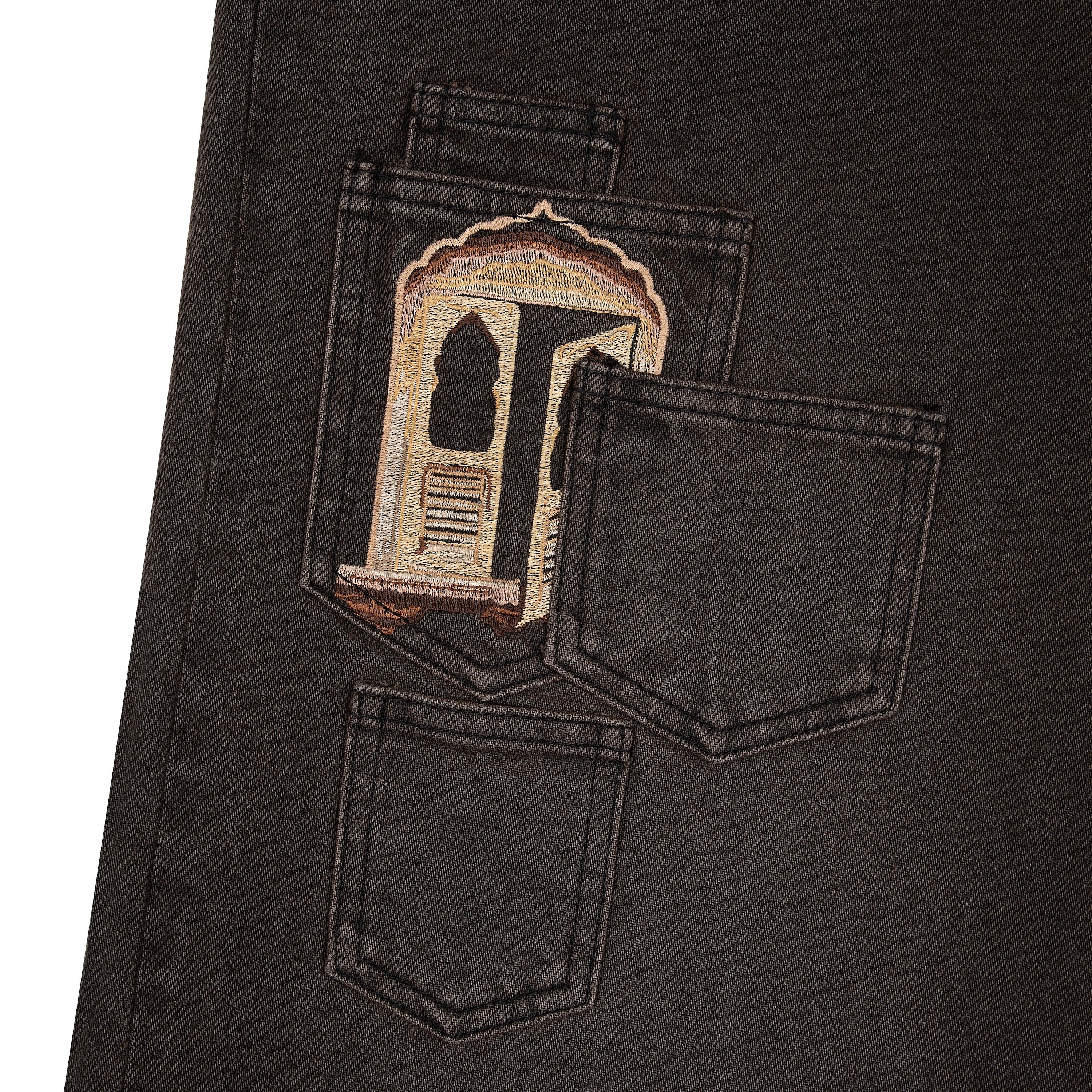 "yasmin v4" brown Denim - Image 5