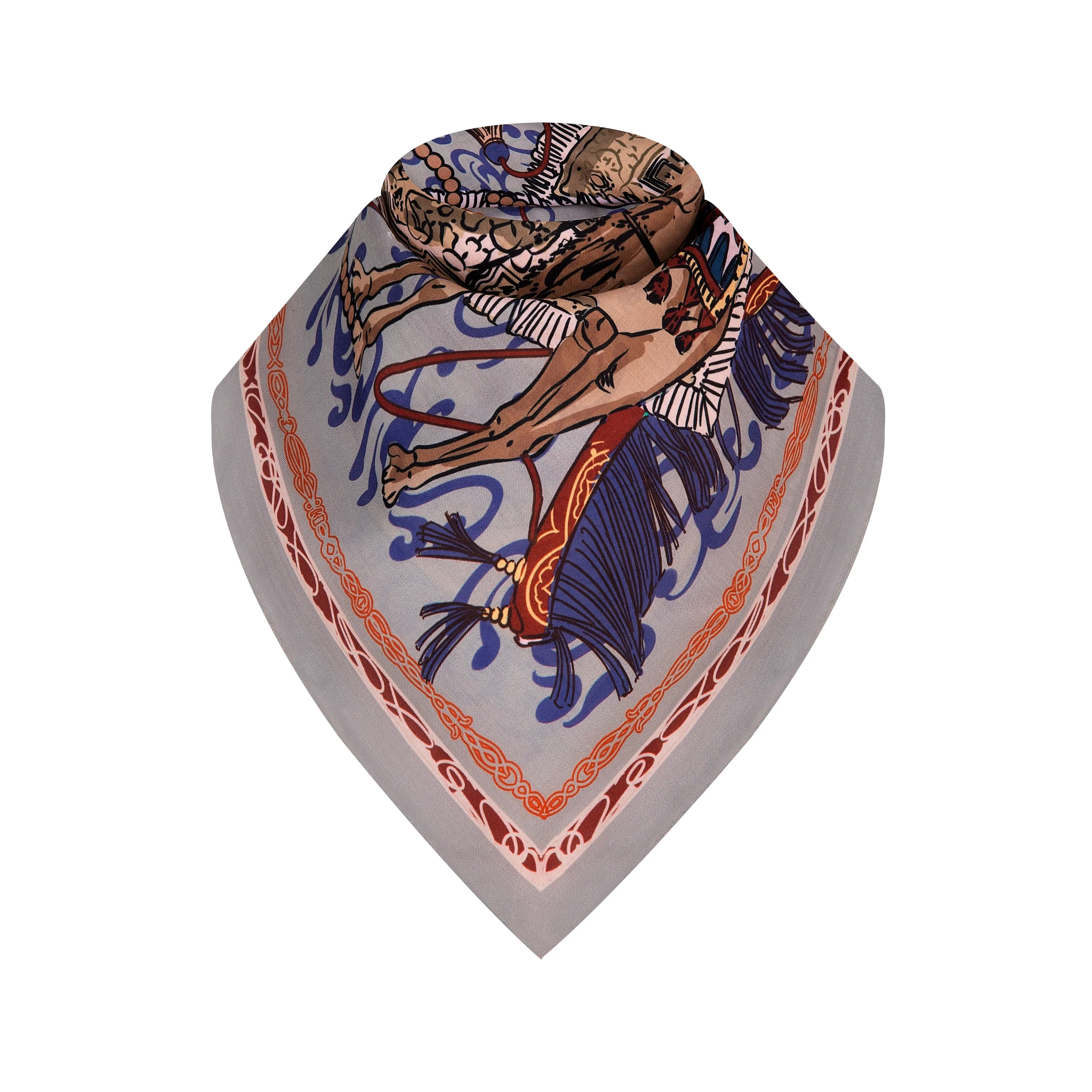 "yasmin v4"scarf taupe - Image 3