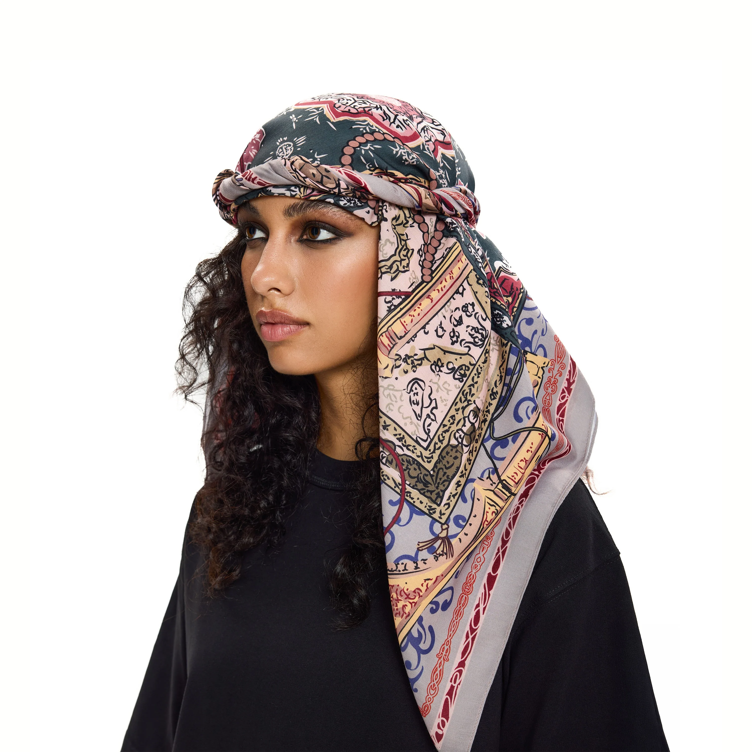 "yasmin v4"scarf taupe - Image 5