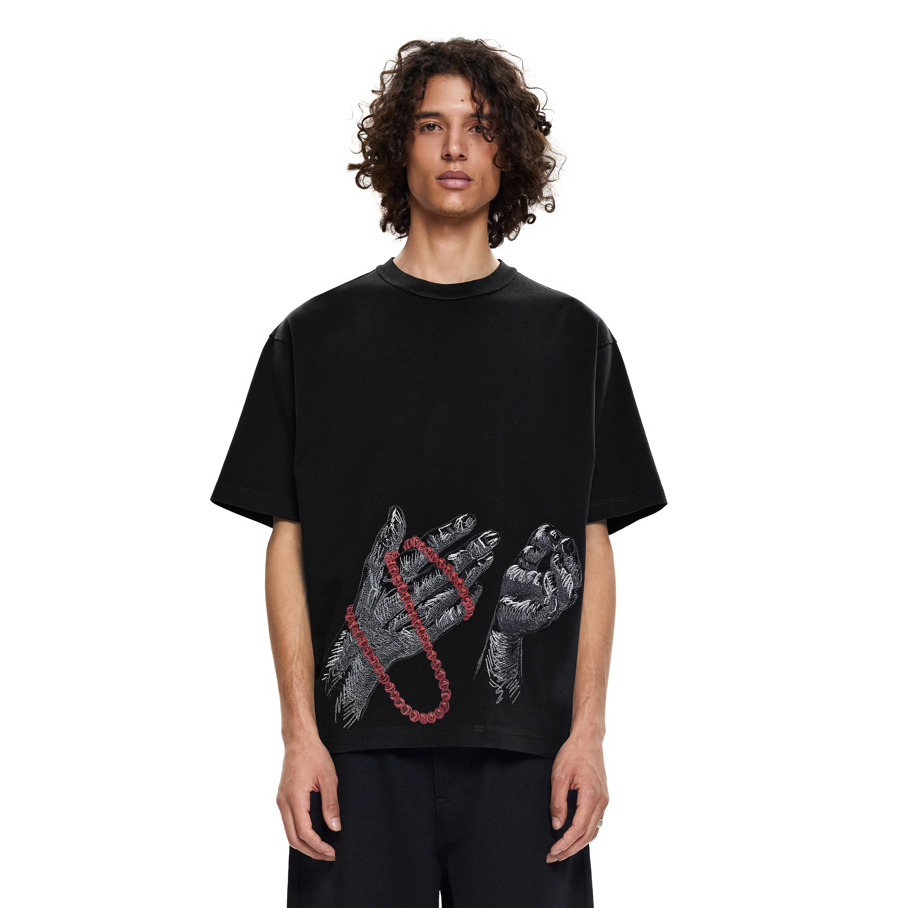 "yasmin v4" T Shirt black 02 - Image 6