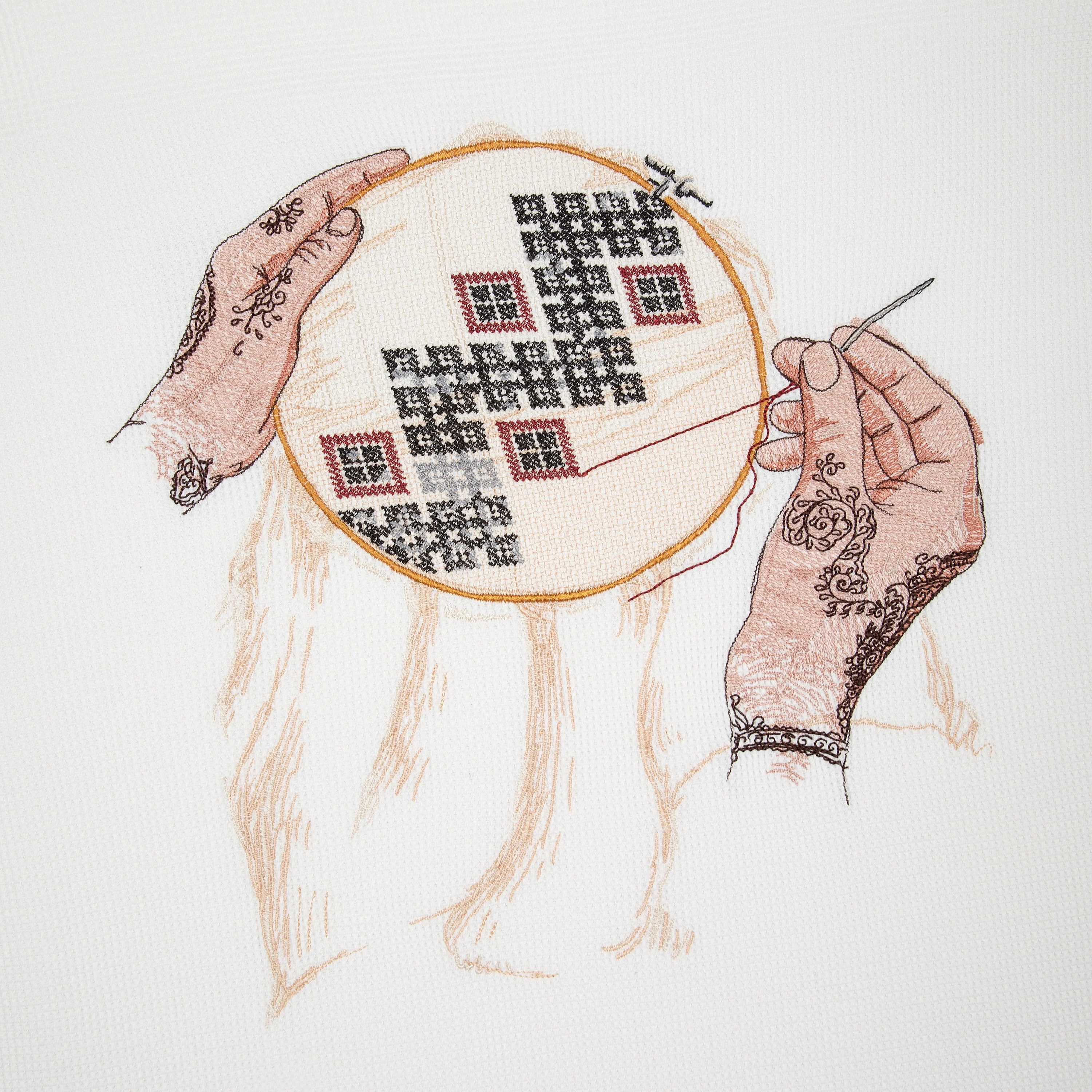 "yasmin v4" waffle T Shirt - Image 5