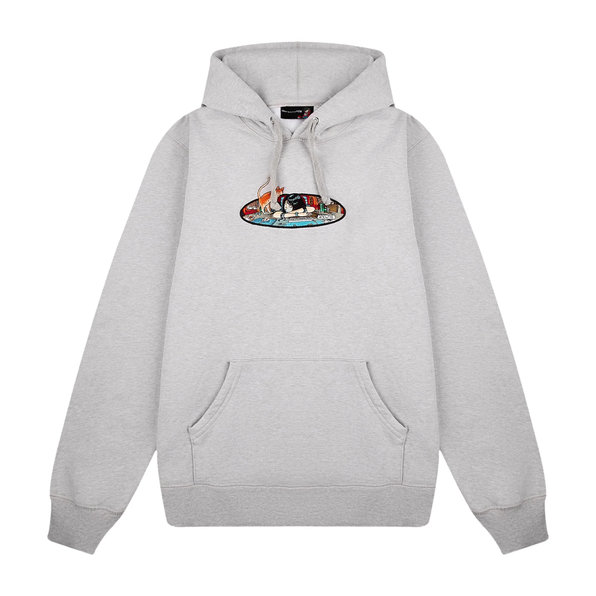 "zzzZzz" Hoodie grey melange